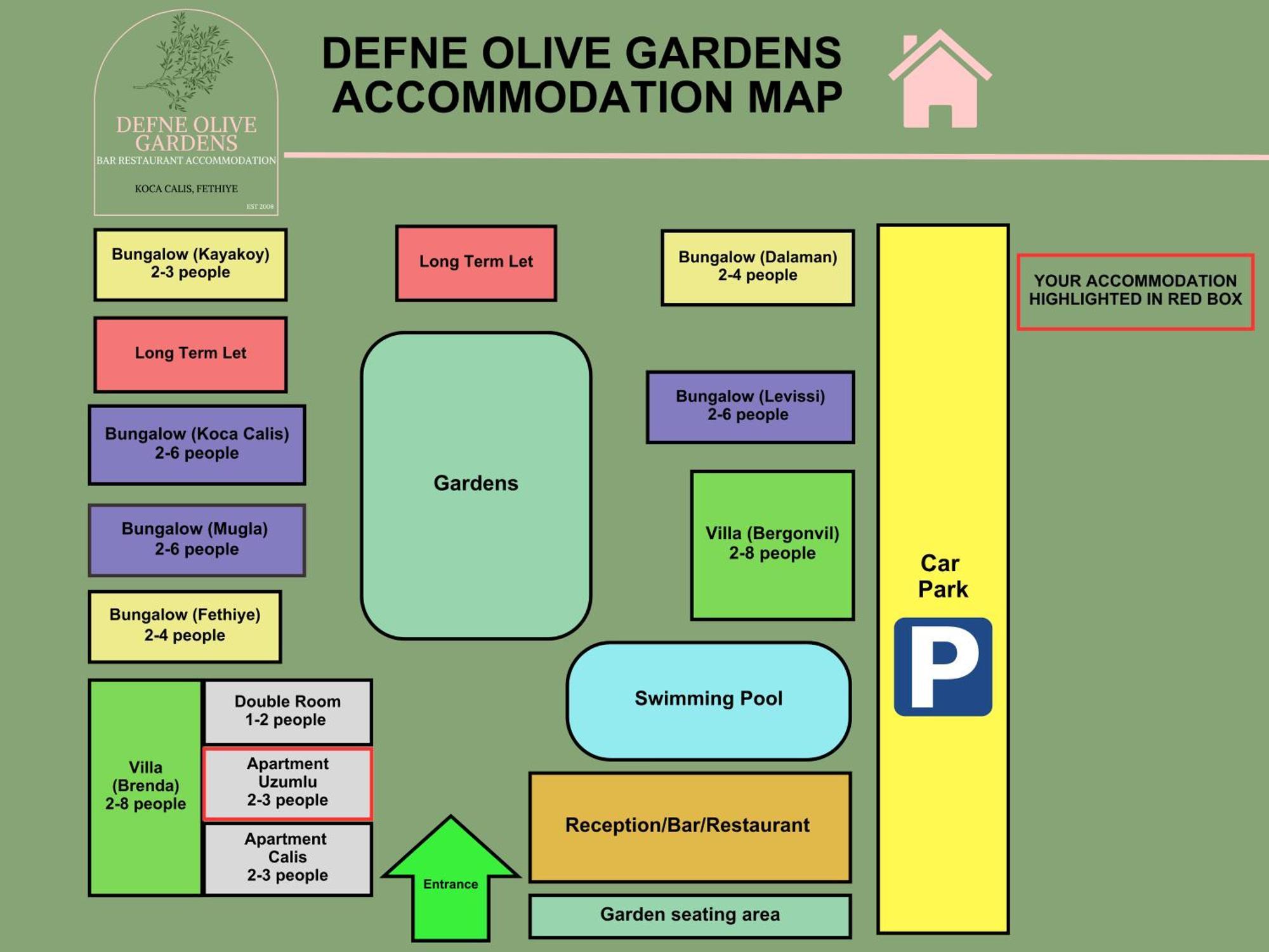 Defne Olive Gardens, Koca Calis, Fethiye - Previously Defne Pansiyon ห้อง รูปภาพ